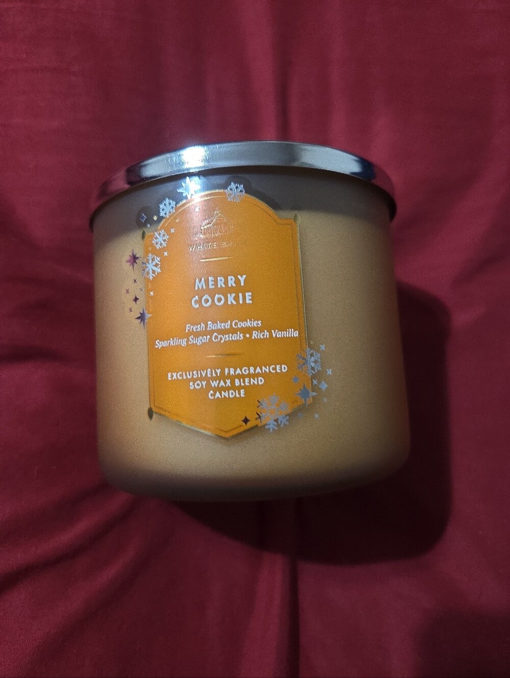 BATH & BODY WORKS White Barn 3-WICK CANDLE 14.5 OZ with LID NEW